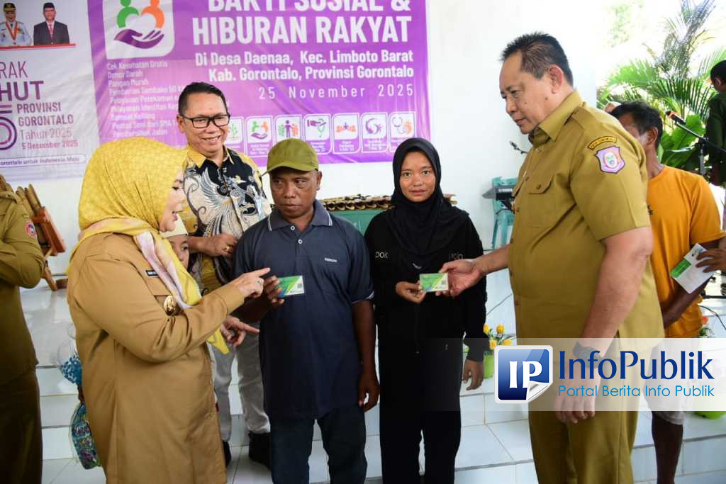 InfoPublik - Bakti Sosial Warnai Pembukaan Rangkaian HUT ke-25 Provinsi Gorontalo